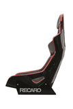 Recaro Podium (Large) CFK Carbon Fiber Left Hand Seat - Red Alcantara/Black Leather