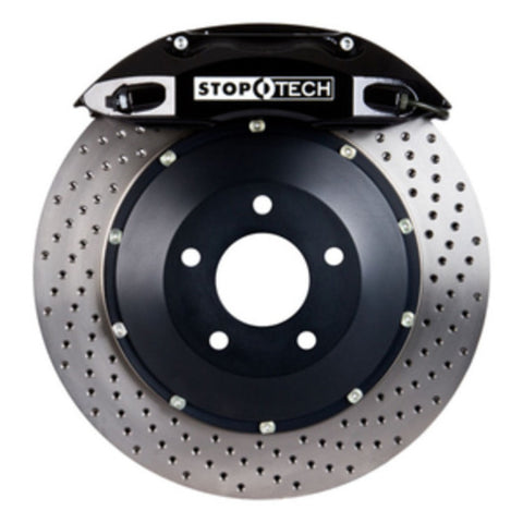 StopTech 89-95 Nissan Skyline GT-R R32 Front BBK ST40 355x32 Drilled Rotors Black Calipers