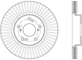 StopTech Slotted Sport Brake Rotor 2013 Honda Accord V6 Front Left