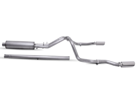 Gibson 2019 GMC Sierra 1500 Denali 5.3L 3in/2.5in Cat-Back Dual Split Exhaust - Stainless