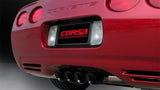 Corsa 97-04 Chevrolet Corvette C5 Z06 5.7L V8 Black Sport Axle-Back Exhaust