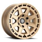 ICON Compass 17x8.5 5x5 -6mm Offset 4.5in BS Satin Brass Wheel