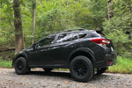 Rally Armor 2018+ Subaru Crosstrek XV UR Black Mud Flap w/ Grey Logo