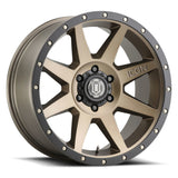 ICON Rebound 20x9 5x5 -12mm Offset 4.5in BS Bronze Wheel