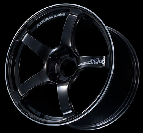 Advan TC4 17x8.0 +38 5-114.3 Black Gunmetallic & Ring Wheel