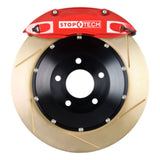 StopTech BBK 07-09 BMW 335i/335d Rear 345x28 Zinc Slotted 2pc Rotors ST-40 Red Calipers