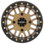 Method MR406 UTV Beadlock 14x10 5+5/-2mm Offset 4x156 132mm CB Method Bronze w/Matte Blk Ring Wheel