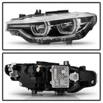 Spyder BMW F30 3 Series 4Dr LED Projector Headlights Chrome PRO-JH-BF3012H-4D-LED-C