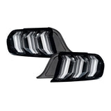 2015-2023 Ford Mustang LED Tail Lights Smoke (Pair) Form Lighting