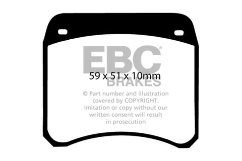 EBC Brakes Orangestuff Full Race Brake Pads