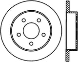 StopTech 01-04 Ford Mustang GT Rear Left Slotted & Drilled Sport Cryo Brake Rotor