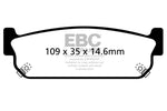 EBC 93-97 Infiniti J30 3.0 Ultimax2 Rear Brake Pads