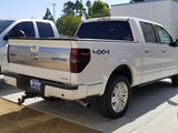 **CLEARANCE** LED Tail Lights; Chrome Housing; Red Smoked Lens (09-14 F-150 Styleside)