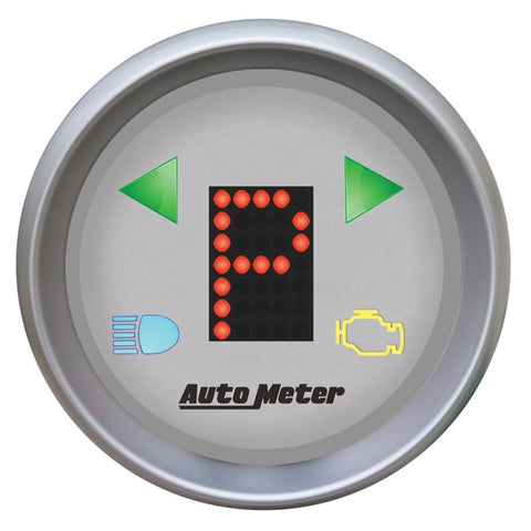 Autometer Ultra-Lite 2-1/16in (P/R/N/D/L/OD/O/5/4/3/2/1) Digital Gear Position Gauge