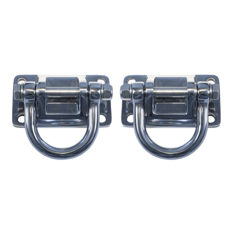 Rugged Ridge Polished SS D-Rings XHD Modular Front Rear Bumper