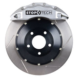 StopTech 08-13 BMW M3/11-12 1M Coupe Front BBK w/ Silver ST-60 Calipers Slotted 380x35mm Rotor
