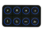 AEM EV 8 Button Keypad CAN Based Programmable Backlighting