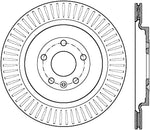 Stoptech 13-14 Lincoln MKT / 13-14 Ford Explorer Performance Cryo Brake Rotor - Rear