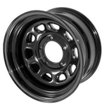 Rugged Ridge Black D Window Wheel 15x8-in 5x5.5-In bolt pattern