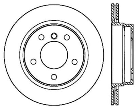 StopTech Slotted Cryo Sport Brake Rotor 97-99 BMW 328is