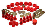 Energy Suspension 85-92 VW Golf/GTI/Jetta / 72-93 Dodge Ramcharger Red Hyper-flex Master Bushing Set