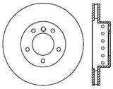 StopTech Power Slot 08 BMW 535i / 04-08 545i/550i/645i/650i Front Right SportStop Slotted Cryo Rotor