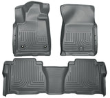 Husky Liners 12-13 Toyota Tundra Weatherbeater Grey Front & 2nd Seat Floor Liners