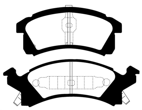 EBC 91-95 Buick Skylark 2.3 Greenstuff Front Brake Pads