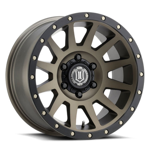 ICON Compression 18x9 5x5 -12mm Offset 4.5in BS Bronze Wheel