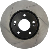 StopTech 11-13 Kia Sorento Slotted Sport Brake Rotor Front Right