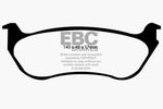 EBC 95-97 Ford Crown Victoria 4.6 (Phenolic PisTons) Redstuff Rear Brake Pads