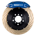 StopTech 2015 VW GTI Front BBK w/ Blue ST-40 Caliper Zinc Drilled 355x32 2pc Rotor