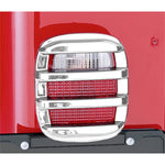 Rugged Ridge Tail Light Guards Chrome 76-06 Jeep CJ / Jeep Wrangler