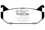 EBC 93-97 Ford Probe 2.0 16v Redstuff Rear Brake Pads