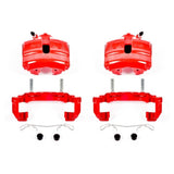 Power Stop 08-09 Audi TT Front Red Calipers w/Brackets - Pair