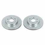 Power Stop 19-20 Chevrolet Silverado 1500 Front Evolution Drilled & Slotted Rotors - Pair