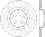 StopTech 14+ Ford Focus ST w/ 335mm Brakes Front Right Slotted & Drilled Rotor