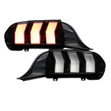 2024+ Ford Mustang Clear LED Tail Lights Sequential (Pair) (FORM Lighting)