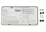 Ford Racing Ford Performance Slim License Plate Frame - Black Stainless Steel