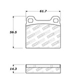 StopTech Street Touring 98-04 Volvo C70/98-00 V70 Rear Brake Pads