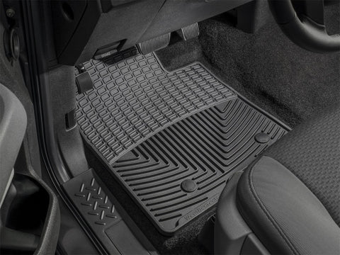 WeatherTech 96 Jeep Wrangler Front and Rear Rubber Mats - Black