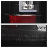 Spyder Chevy Silverado 07-13 Version 2 LED Tail Lights - Black ALT-YD-CS07V2-LED-BK