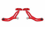 BMR 10-14 Ford Mustang Adj. Lower A-Arms w/ Delrin/Rod End / 19mm Tall Ball Joint - Red