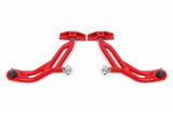 BMR 10-14 Ford Mustang Adj. Lower A-Arms w/ Delrin/Rod End / 19mm Tall Ball Joint - Red