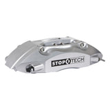 StopTech 01-06 BMW 330CI / 06-08 BMW Z4 Front BBK Silver ST-40 Calipers 332x32 Slotted Rotors