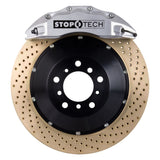 StopTech BBK 14-15 BMW M3 / M4 Front Silver ST-60 Calipers 380x32 Zinc Drilled Rotors