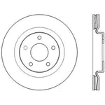 StopTech 11-14 Nissan Juke Slotted Front Right Rotor