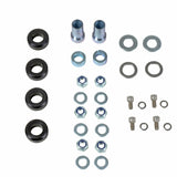 BBK 79-93 Mustang Caster Camber Plate Kit - Silver Anodized Finish