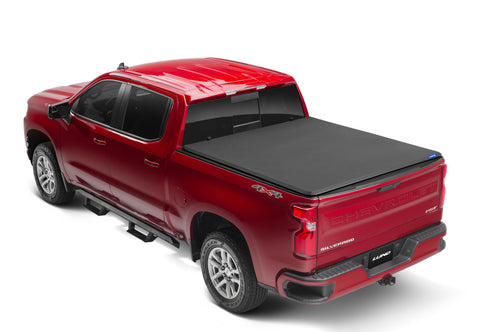 Lund 2020 Chevy Silverado 2500 HD (8ft. Bed) Genesis Elite Tri-Fold Tonneau Cover - Black