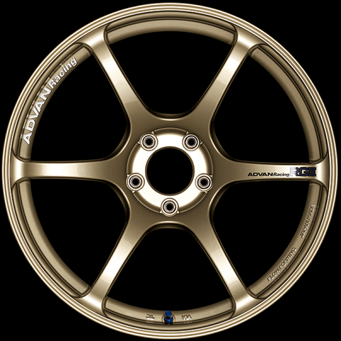 Advan Yokohama RGIII 19x9 +25 5-114.3 Racing Gold Metallic Wheel
